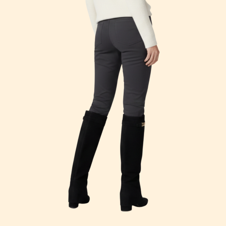 Women's Knee-High Boots with Buckle