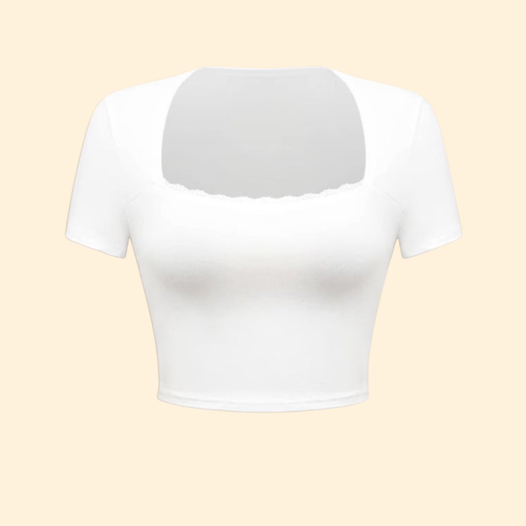 Women's Square Neck Crop Top