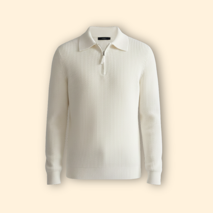Men's Modern Fit Zipped Jumper