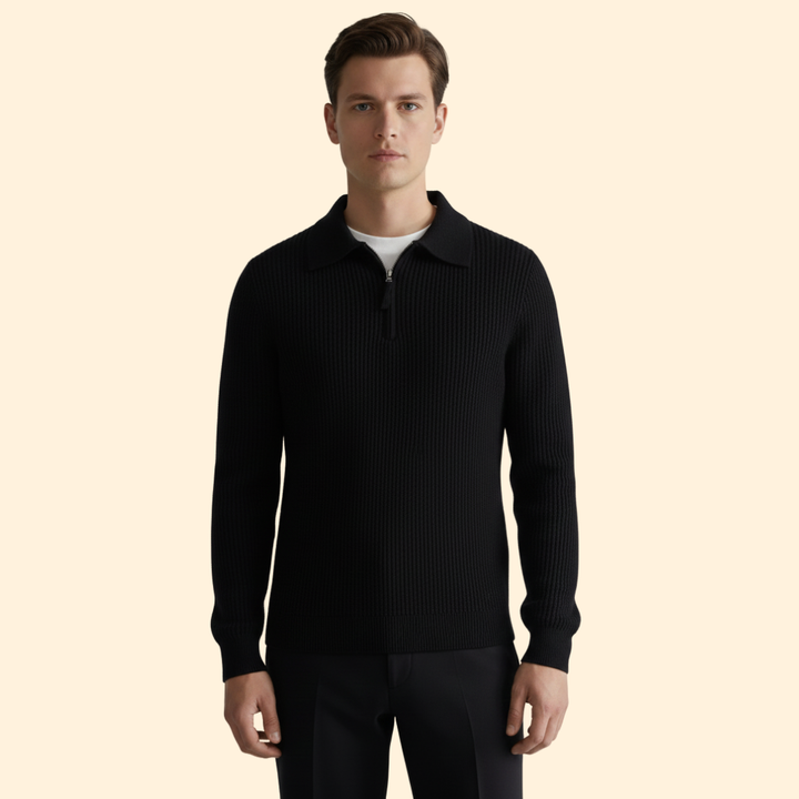 Men's Modern Fit Zipped Jumper