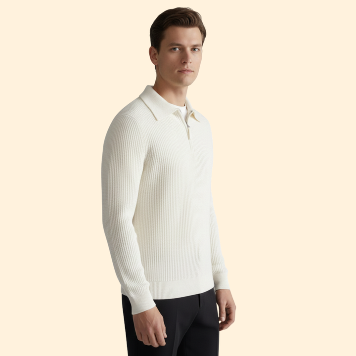 Men's Modern Fit Zipped Jumper