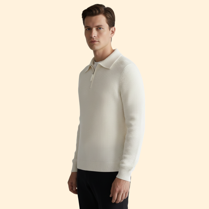 Men's Modern Fit Zipped Jumper