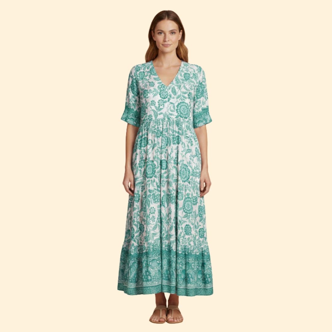 Women's Effortless Floral Boho Dress