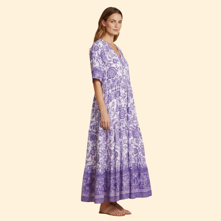 Women's Effortless Floral Boho Dress