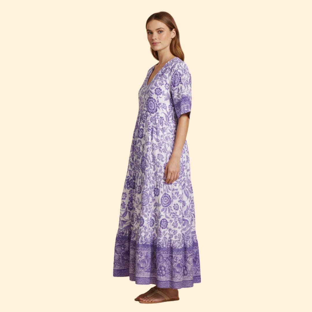 Women's Effortless Floral Boho Dress
