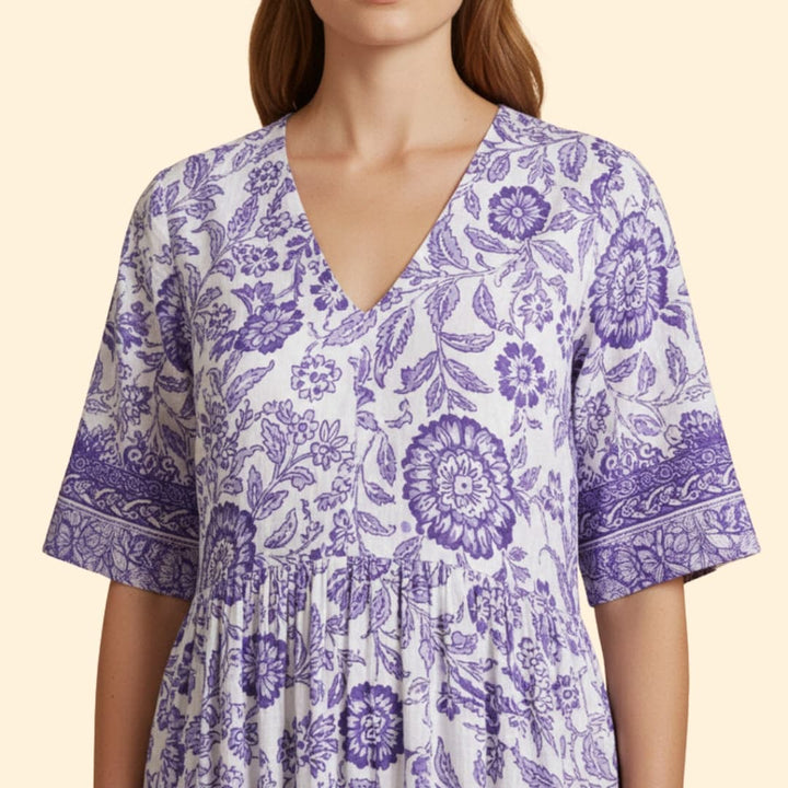 Women's Effortless Floral Boho Dress