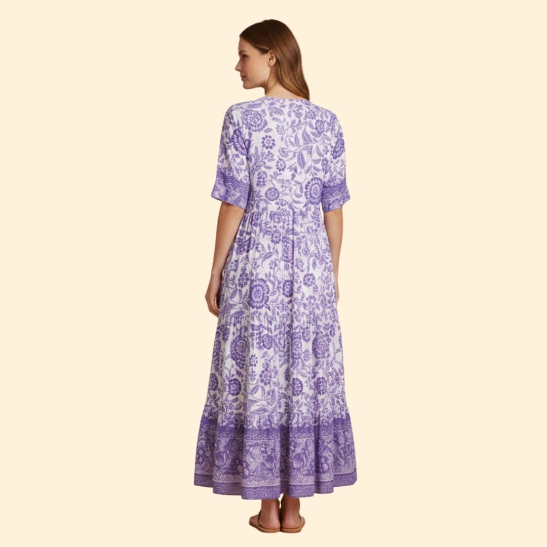 Women's Effortless Floral Boho Dress