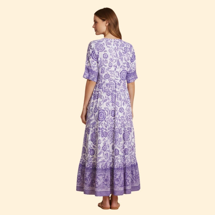Women's Effortless Floral Boho Dress