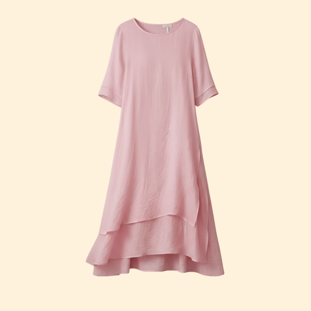 Women's Effortless White Flow Dress