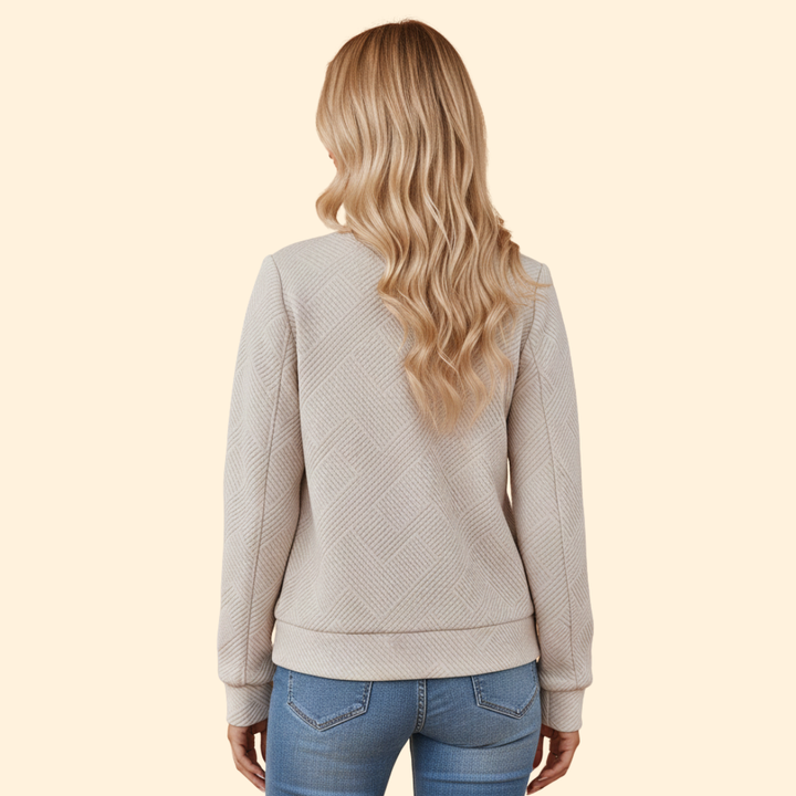Women’s Elegant Zip Bomber Jacket