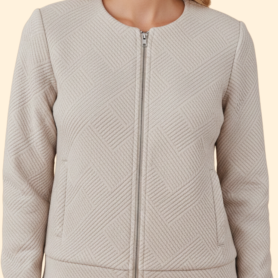 Women’s Elegant Zip Bomber Jacket