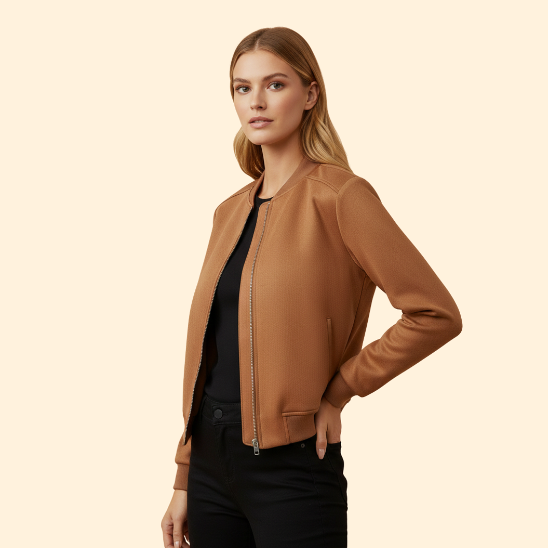 Women’s Zip Up Bomber Jacket