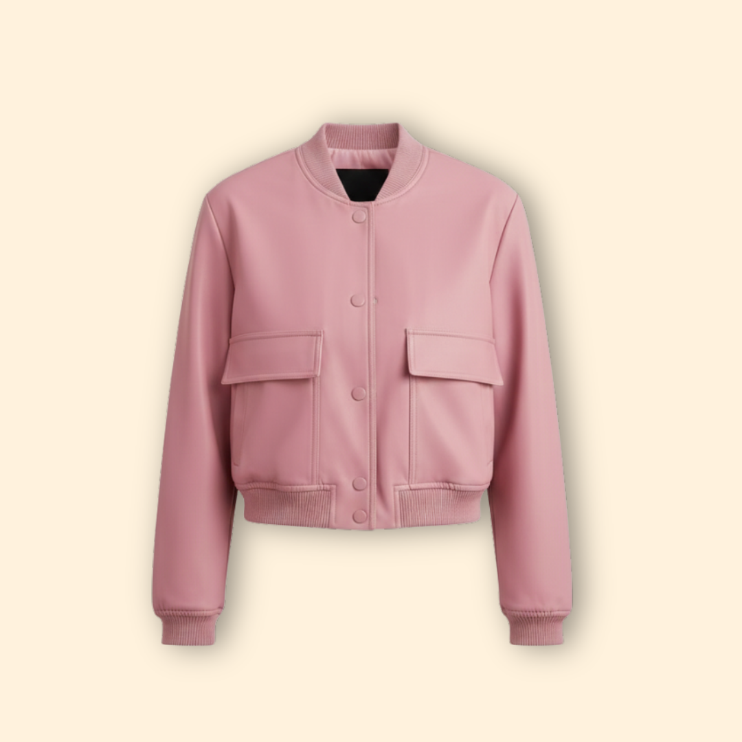 Women’s Zip Detail Bomber Jacket