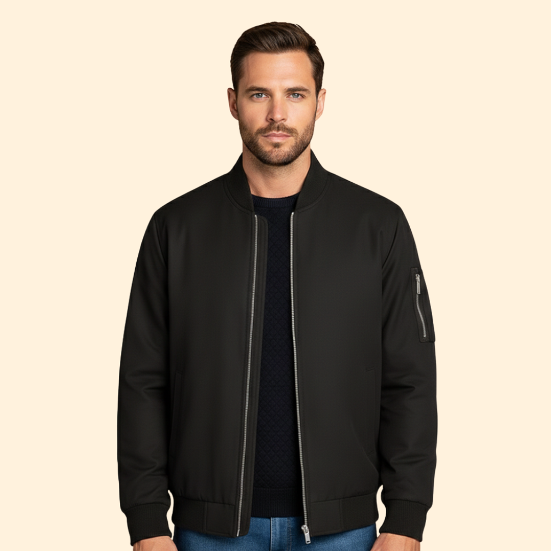 Men’s Modern Bomber Jacket