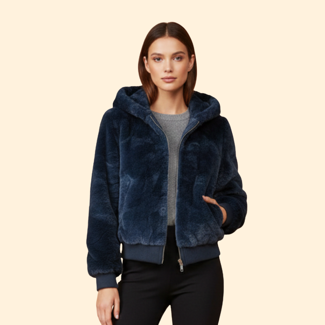 Women’s Faux Fur Bomber Jacket