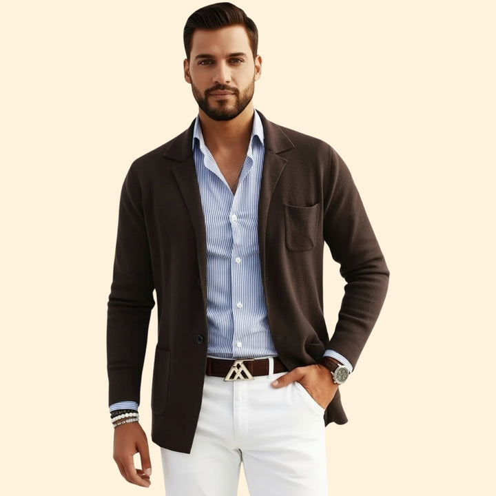 Men’s Cardigan Blazer Classic Fit