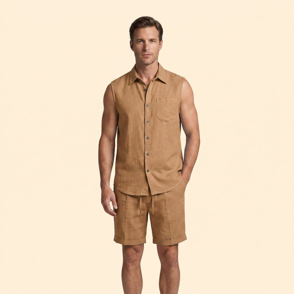 Men’s Casual Sleeveless Outfit