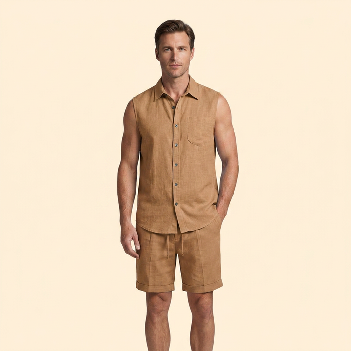 Men’s Casual Sleeveless Outfit