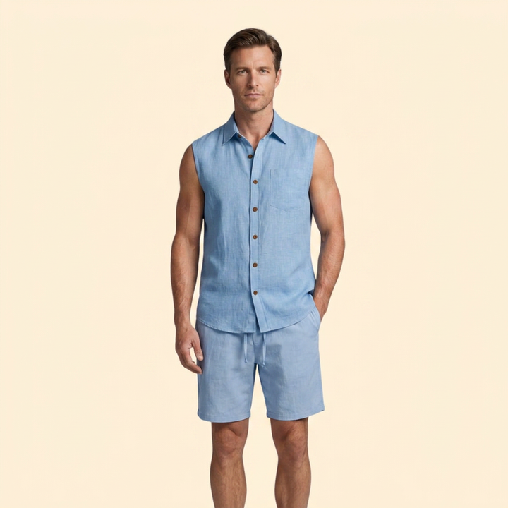 Men’s Casual Sleeveless Outfit