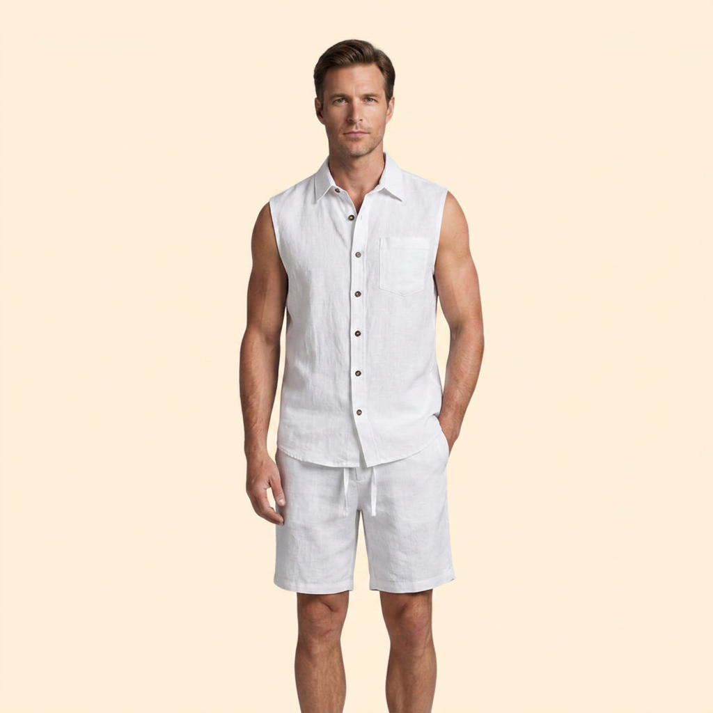Men’s Casual Sleeveless Outfit