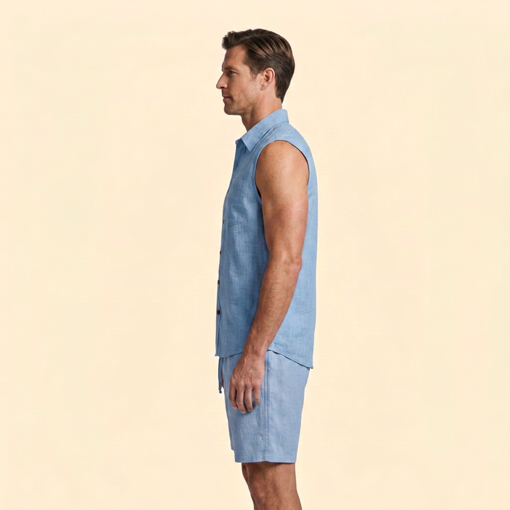 Men’s Casual Sleeveless Outfit