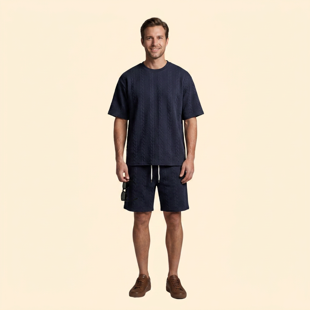 Men's Casual T-Shirt Set