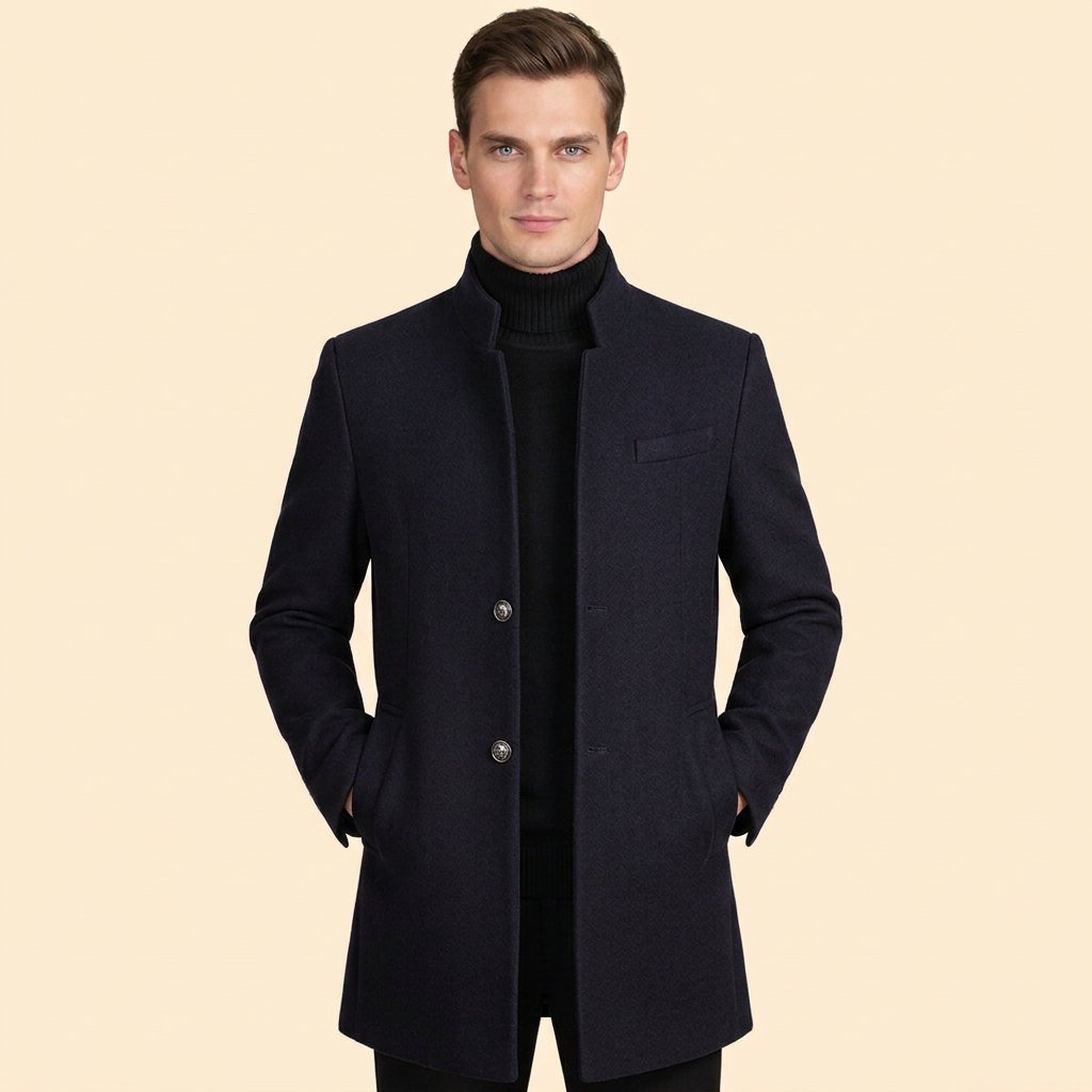 Men’s Coat Stand Collar