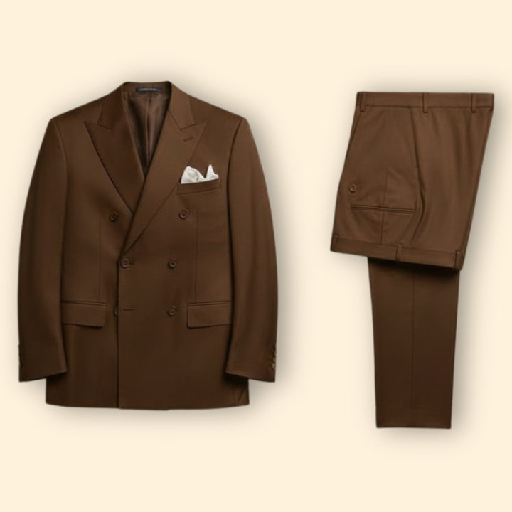 Men’s Double-Breasted Lapel Suit