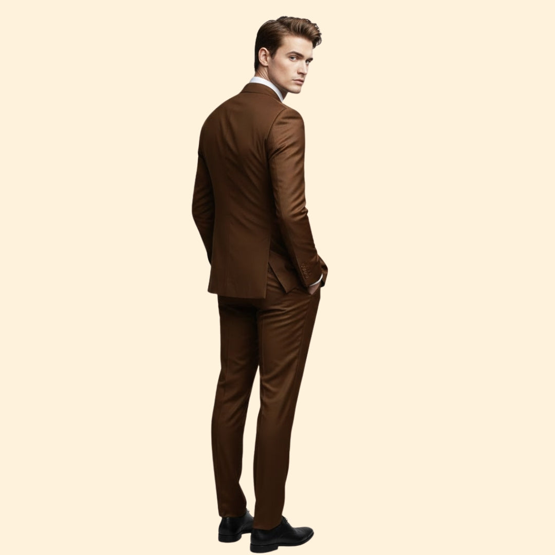 Men’s Double-Breasted Lapel Suit