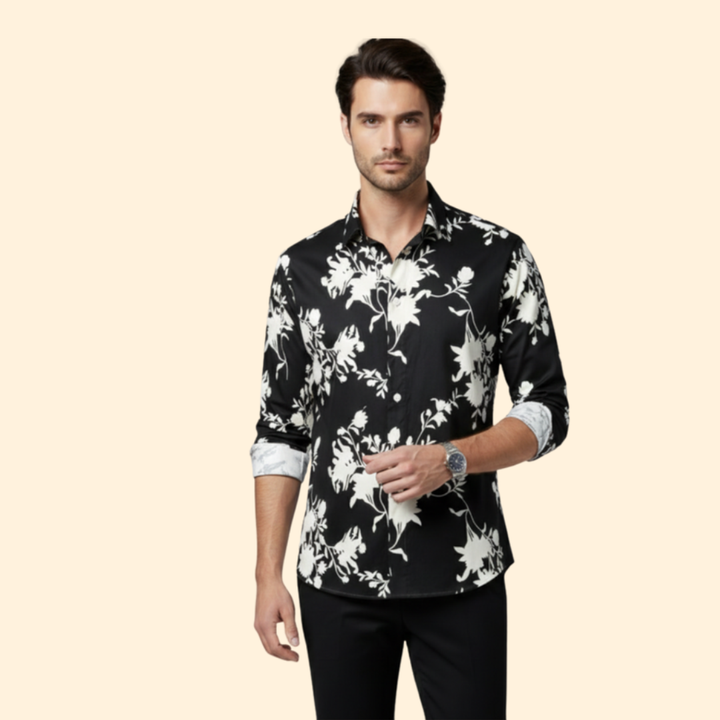Tommy Men’s Floral Long Sleeve Shirt