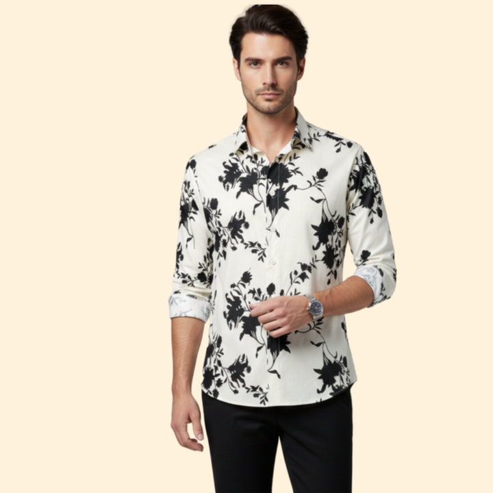 Tommy Men’s Floral Long Sleeve Shirt