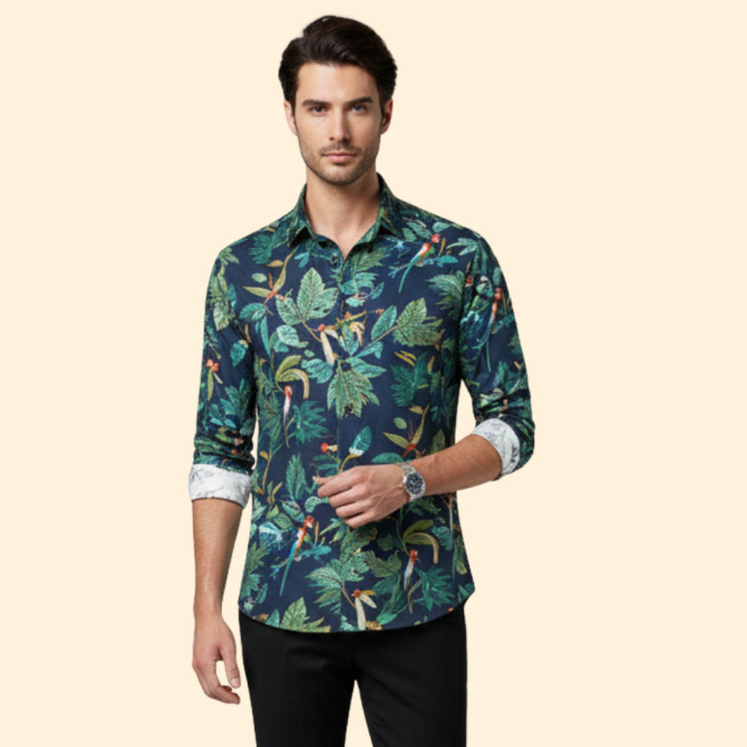 Tommy Men’s Floral Long Sleeve Shirt