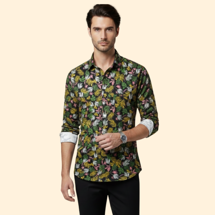 Tommy Men’s Floral Long Sleeve Shirt