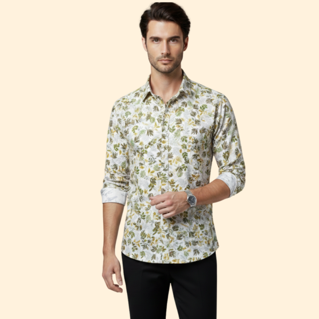 Tommy Men’s Floral Long Sleeve Shirt