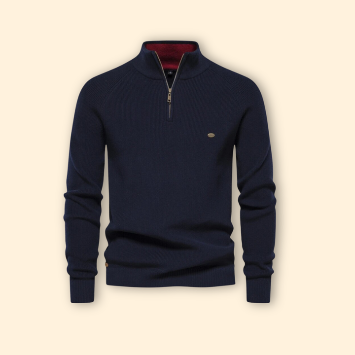 Men’s Half-Zip Knit Jumper