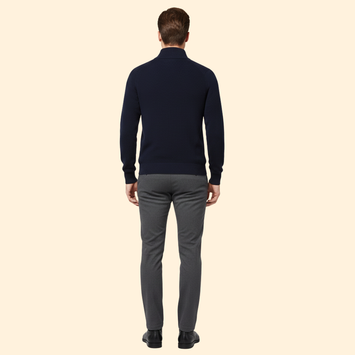 Men’s Half-Zip Knit Jumper