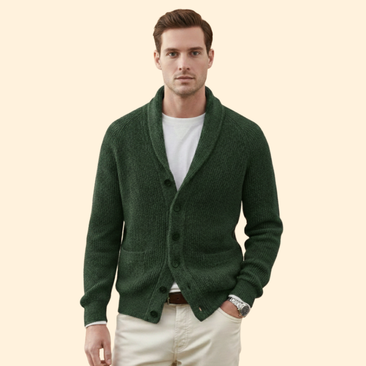 Men’s Cardigan Classic Knit