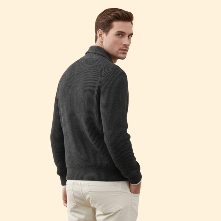 Men’s Cardigan Classic Knit