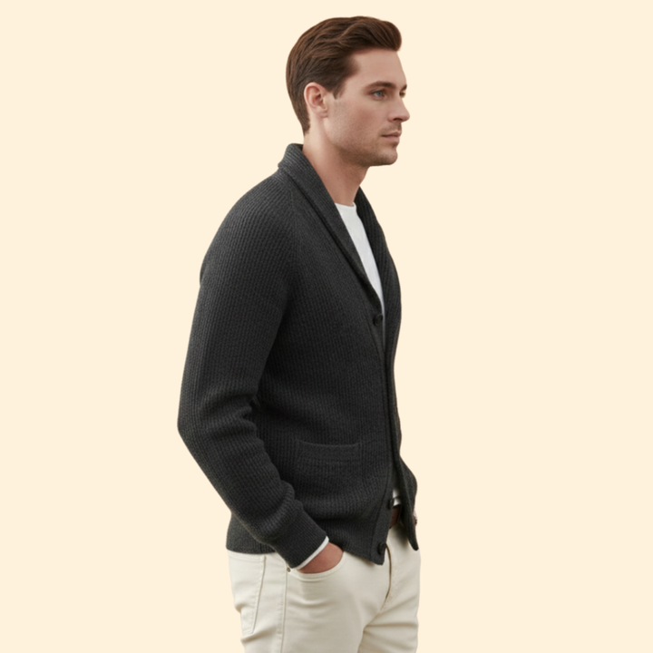 Men’s Cardigan Classic Knit