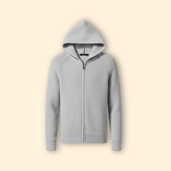 Men's Knit Hooded Jumper