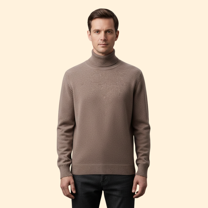 Men’s Knit Turtleneck Jumper