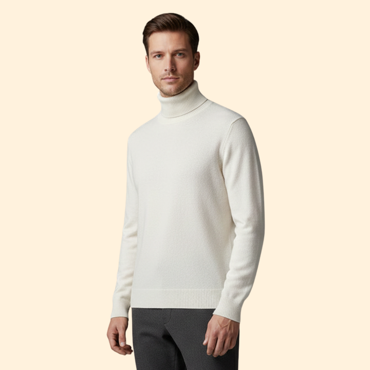 Men’s Knit Turtleneck Jumper