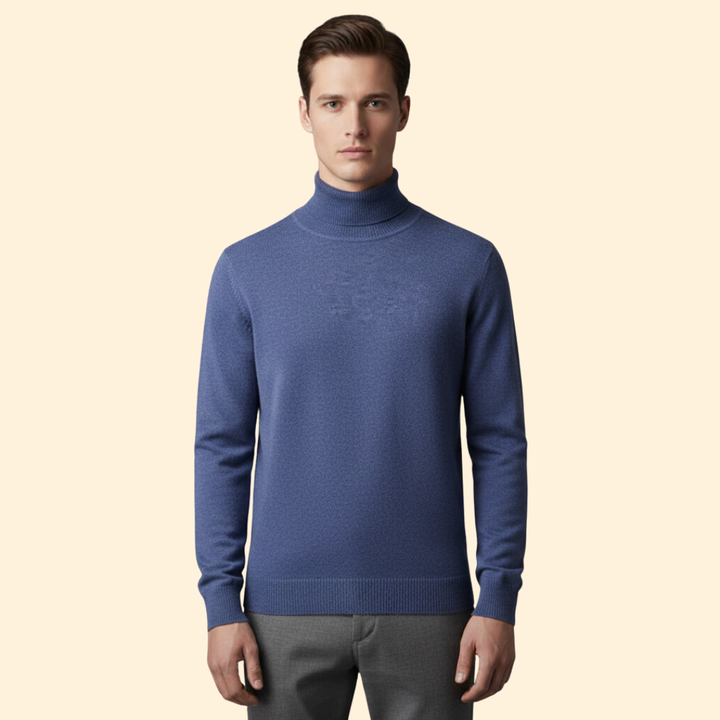 Men’s Knit Turtleneck Jumper