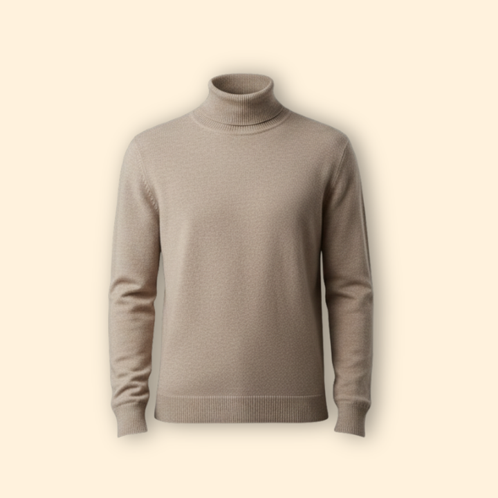 Men’s Knit Turtleneck Jumper