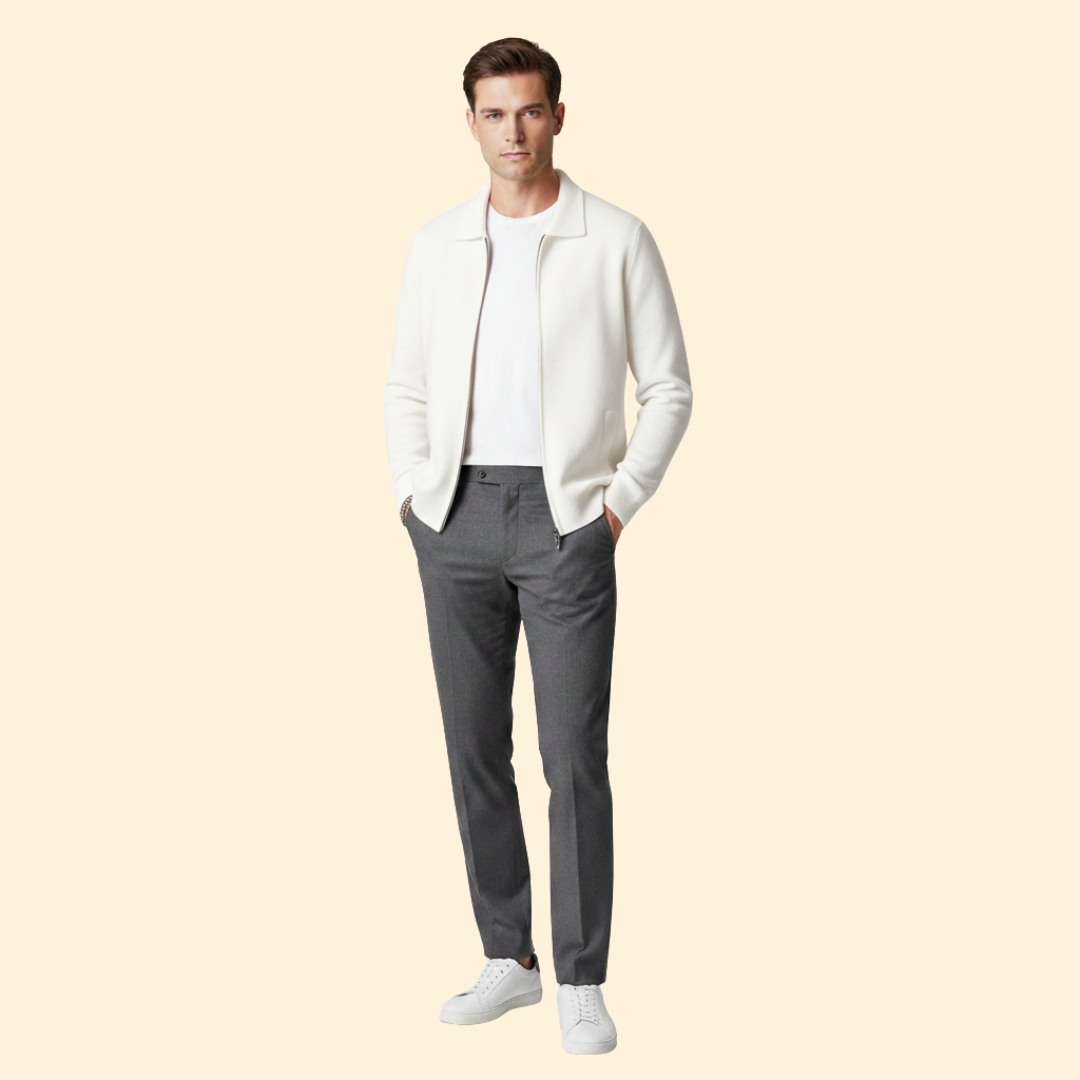 Men’s Knit Ziper Jacket