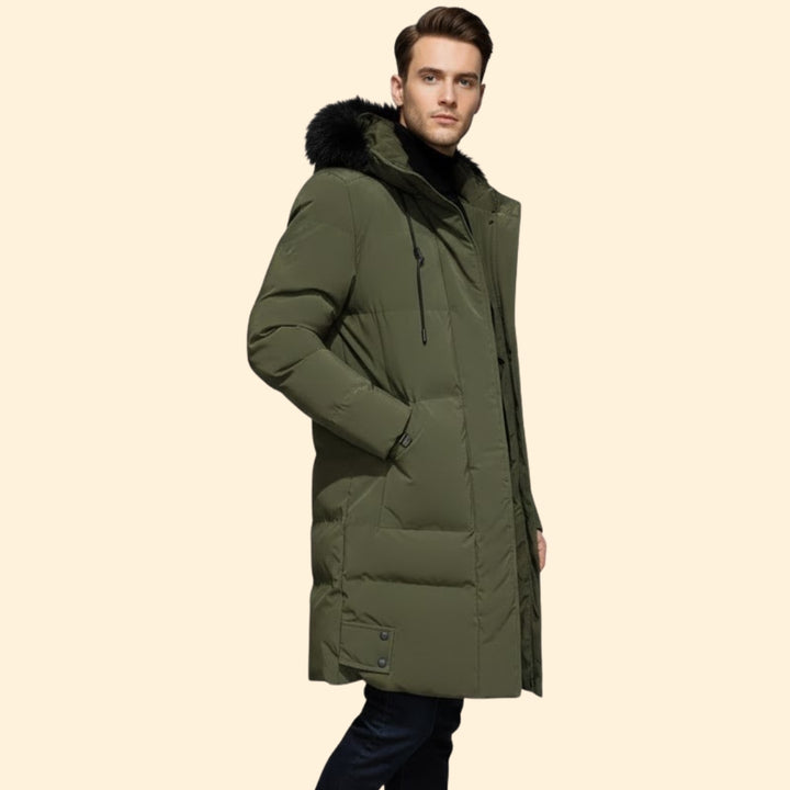 Men’s Long-Hem Winter Jacket