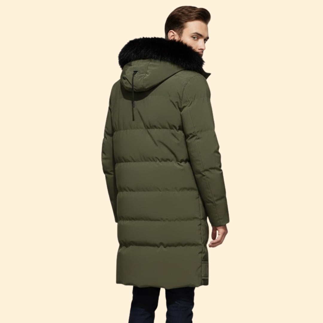 Men’s Long-Hem Winter Jacket