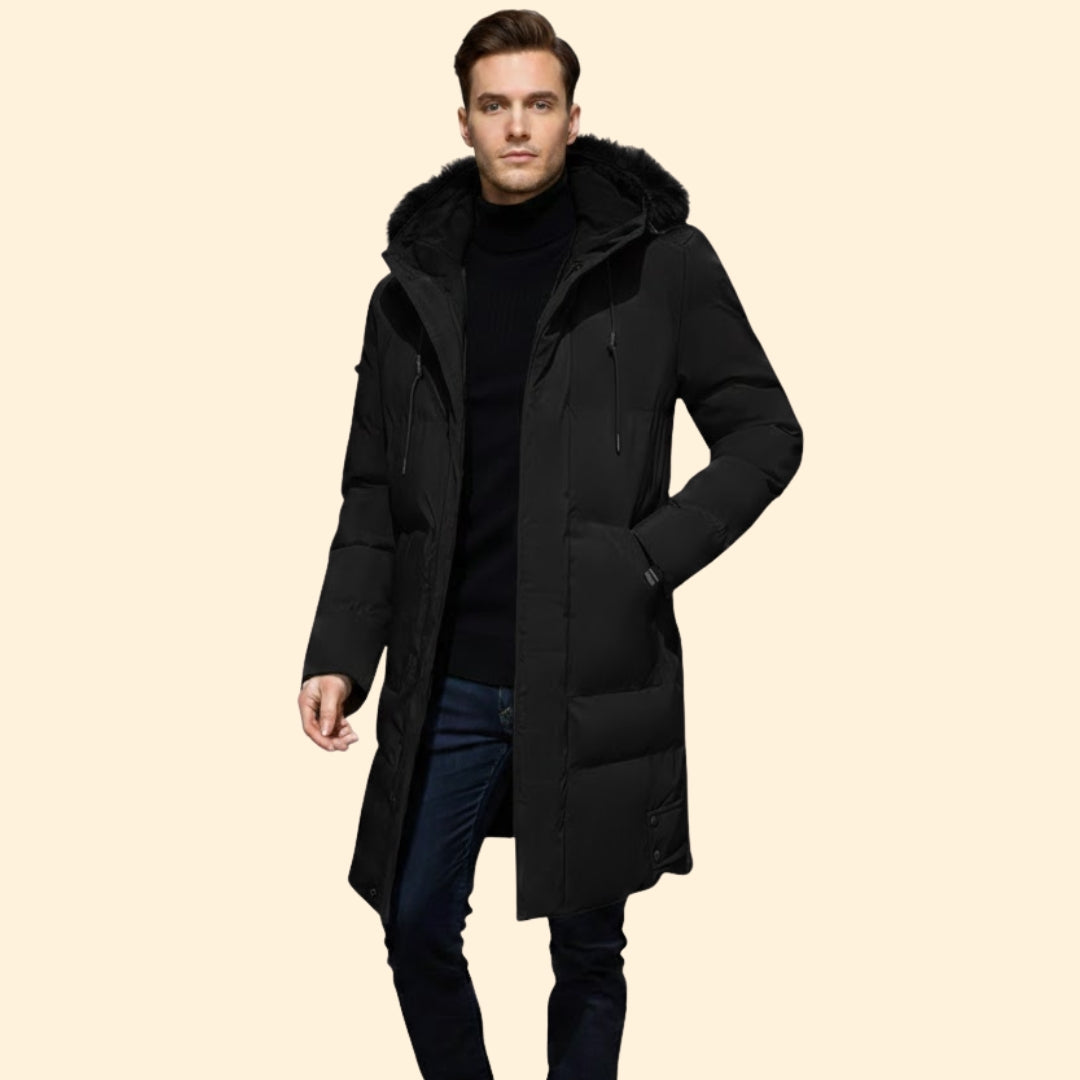 Men’s Long-Hem Winter Jacket