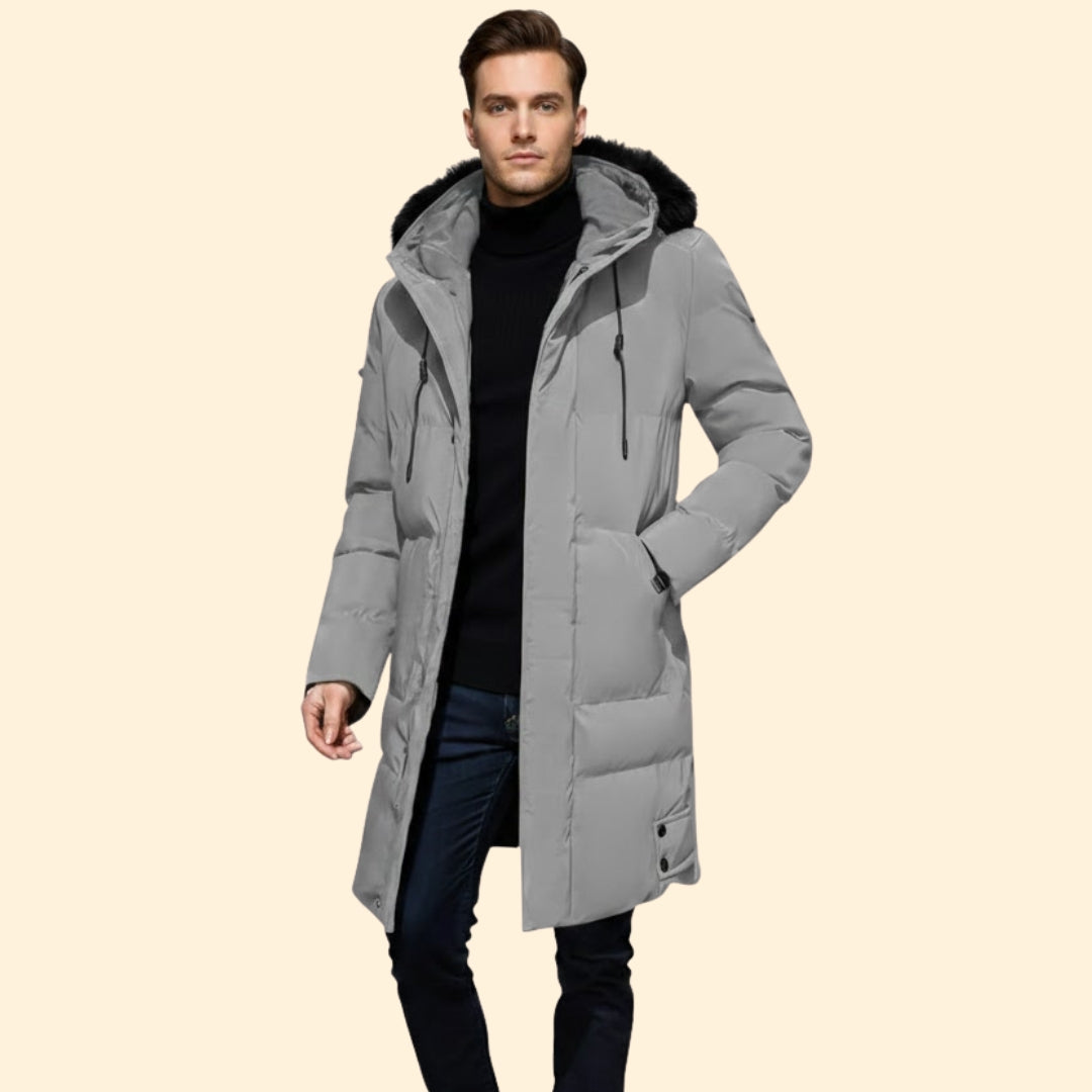 Men’s Long-Hem Winter Jacket