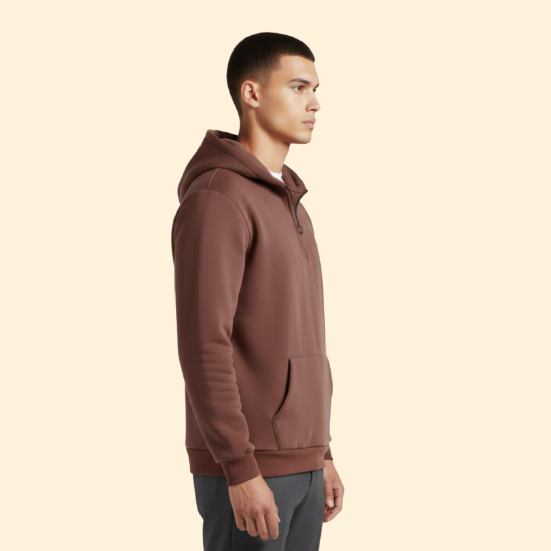 Men’s Modern Half-Zip Hoodie